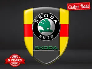 Skoda Heckscheibenaufkleber Tuning Stern Minimal